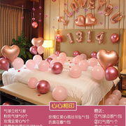 结婚用品新房婚房布置套餐装饰房间婚礼气球卧室男方女方创意浪漫