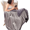 夏季毛毯子(毛毯子)加厚盖被床上用沙发空，c调毛巾被办公室午睡影院午休盖
