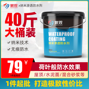 纳米渗透型防水剂外墙防水涂料屋顶透明防水补漏材料堵漏王防漏胶