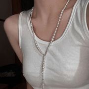 不规则珍珠项链时尚优雅气质毛衣链小众百搭高级感颈链项饰女