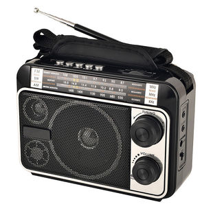 全波段插卡多功能，蓝牙收音机便携式老年音箱精准调频mp3半导体