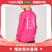 香港直邮EMPORIO ARMANI 女士玫红色棉质长袖T恤 3HTM17-TJ31Z-14