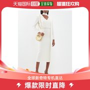 香港直邮ROLAND MOURET 女士围巾领卡迪中长连衣裙