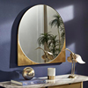 欧式创意墙面装饰镜卧室艺术化妆镜玄关餐厅挂墙镜子卫生间洗漱镜