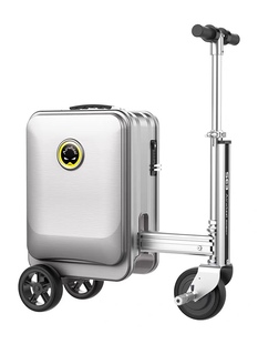 blackpink爱尔威电动行李箱，骑行可坐智能，旅行登机拉杆代步车