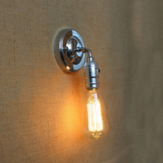美式复古壁灯简约创意，壁灯户外仿古欧式壁灯工业铁艺卧室灯具bo22