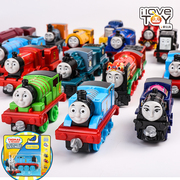 费雪托马斯和朋友小火车头套装，培西高登合金，惯性轨道男孩儿童玩具