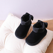 女宝宝雪地靴13岁0冬季女小童公主靴婴儿棉鞋加绒保暖儿童靴