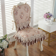 销欧式餐桌布椅垫椅套，奢华椅子垫子靠背，一体坐垫连体歺椅m垫梳厂