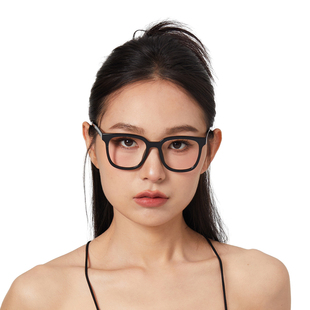 南乌NANWU 素颜大框眼镜质感记忆板材眼镜框可配定制镜片