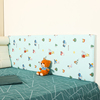 床围软包贴墙软包自粘软垫纯棉布防撞头婴儿床靠垫床围栏墙壁贴