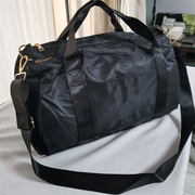 纯色大容量韩版单肩健身包背包(包背包，)运动包短途旅行行李包可挂行李