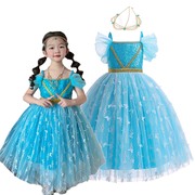 阿拉丁神灯茉莉公主裙子女童，cos套装小女孩舞蹈连衣裙儿童演出服