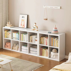 简约现代自由组合书柜置物柜木质儿童收纳储物小柜子简易书架书柜
