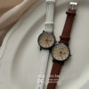 韩版复古数字日历手表，女款简约气质，初高中学生考试专用皮带女表