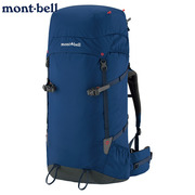 日本montbell户外徒步双肩包大容量专业登山包旅行大背包80L