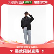 香港直邮潮奢 Topman 男士 长袖宽松款合身正装衬衫(黑色)