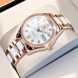 手表女2024名牌女士手表机械表全自动款瑞士防水礼物品牌