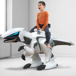 儿童智能遥控恐龙玩具，男孩电动会走路仿真动物，机器人超大号霸王龙
