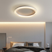 卧室灯轻奢创意个性圆形房间吸顶灯简约现代大气温馨浪漫主卧灯具