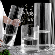 特大号玻璃透明花瓶马醉木水养吊钟富贵竹水培花瓶家用插鲜花摆件