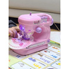 韩国进口儿童缝纫机迷你时尚手工益缝衣服电动玩具DIY女孩7-9礼物