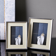 创意相框摆台现代简约情侣婚纱照6寸7寸照片实木定制客厅装饰摆件