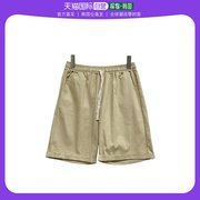 韩国直邮bullanggirls亚麻，材质卷边设计5分裤，麻布裤子夏季裤