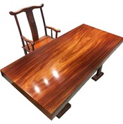 非洲奥坎花梨大板茶桌原木实木板办公桌天然整张会议桌大班台书桌