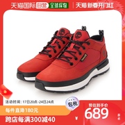 日本直邮timberland添柏岚男士，运动鞋红色防滑舒适透气系带