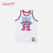 Mitchell&Ness乔丹97年全明星公牛队AU复古MN球衣篮球服运动背心