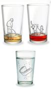 透明创意设计玻璃杯设计独特小众个性，恶搞图形送礼好物