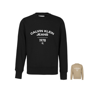 Calvin Klein/凯文克莱男装加绒卫衣秋冬男士长袖网球穿搭