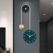北欧极简挂钟客厅家用时尚创意墙上挂表现代简约大气装饰轻奢钟表