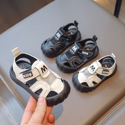 男宝宝包头凉鞋夏季婴儿鞋子软底，防滑学步鞋，0-1-3岁幼童鞋女4