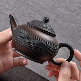 紫陶功夫茶具套装家用轻奢高档陶瓷泡茶壶，喝茶杯茶盘中式2024