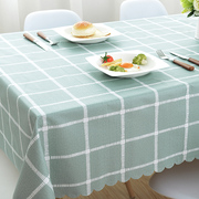 餐桌布防水防油免洗书桌，ins学生布艺，网红pvc长方形台布北欧茶几垫