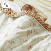 MAMILINE豆豆毯婴儿毯子儿童盖毯毛毯宝宝被子四季豆豆被春秋被子