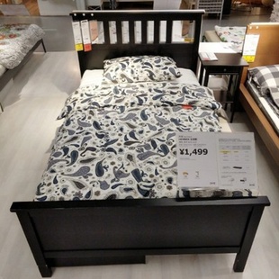 IKEA宜家汉尼斯床架北欧式公主床架欧式双人床单人床儿童床