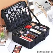 大容量收a纳化妆包手提便携式旅行化妆师跟妆包双层化妆箱