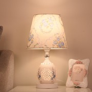 欧式陶瓷台灯现代简约喂奶床头灯客厅卧室，书房个性创意浪漫调光灯