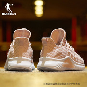 中国乔丹运动鞋女鞋跑步鞋女2024夏季网面透气网鞋跑鞋软底休闲鞋