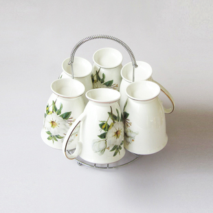 水杯咖啡杯茶具陶瓷，杯子下午茶红茶骨瓷，英式欧式田园
