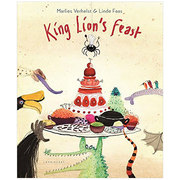 狮子王的盛宴 King Lion’s Feast 进口原版 英文儿童艺术绘本 3-6岁