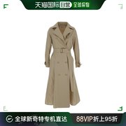 99新未使用香港直邮Max Mara 徽标翻领风衣 FRONDA190030