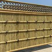 日式庭院花园户外竹篱笆栅栏，围栏护栏围墙碳化防腐阳台装饰定制竹
