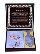 南京云锦围巾领带礼盒中国风特色礼物送老外苏绣长丝巾套装