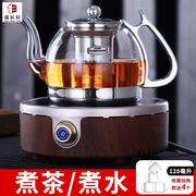 电磁炉专用玻璃壶烧水茶壶不锈钢过滤煮茶壶耐高温养生煮茶器套装