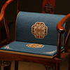 中式沙发靠枕坐垫靠背一体护腰办公室实木太师椅圈椅座椅腰靠垫