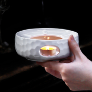 唐丰陶瓷圆形蜡烛保温底座家用功夫茶暖壶垫花草茶暖茶器现代简约